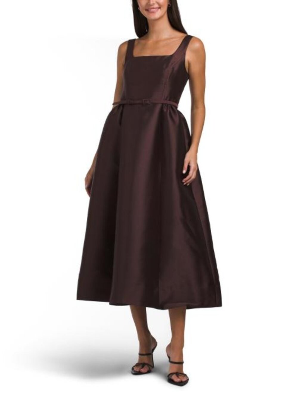 JULIA JORDAN Solid Mikado Dress